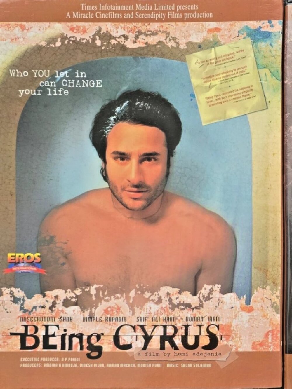 Being Cyrus DVD-Bollywood English Language Dark Comedy & Psychological Thriller
